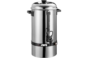 SAROMICA Contenu : 6,75 4 X 2 Litres Pour Moteur De Compétition 40 Tasses Percolateur à café 48 tasses Modèle 6005 Inox 317-1000
