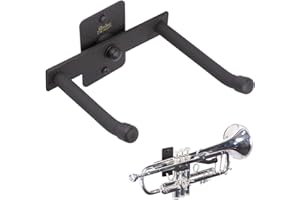 String Swing horizontal Trompette support - Support pour tous les trompettes Y Compris Piccolo et poche Trumpet- support Accessoires Maison ou Studio murale - Made in USA