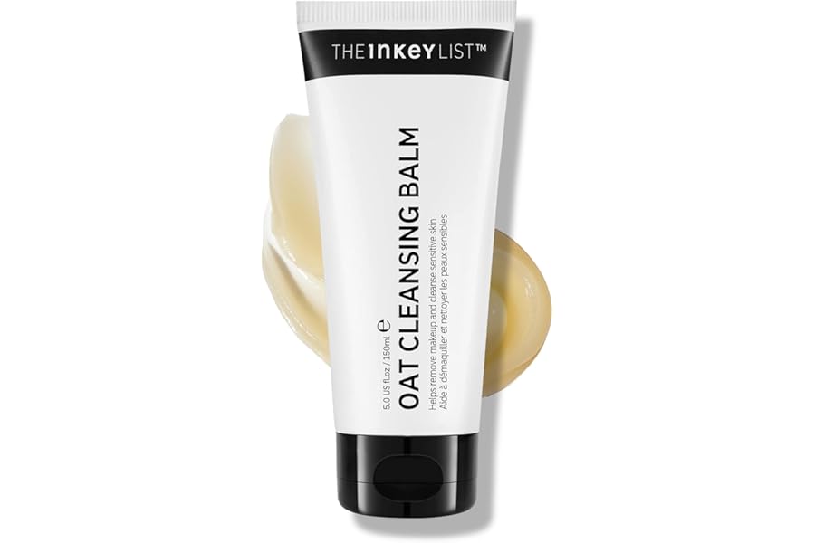 The INKEY List Oat Cleansing Balm 150ml, Dissolves Makeup, Nourishing Skincare, Gentle Cleanser, Vegan Friendly, Suitable For All Skin Types