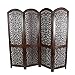 Artesia Handcrafted 4 Panel Premium Quality Wooden Room Partition / Wooden Room Divider / Wooden Screen / Wooden Room Seperator RS.8280.00