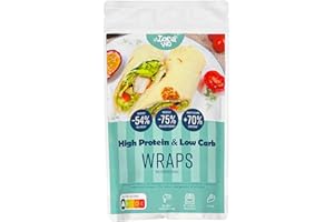 ‎LOCAWO Locawo High Protein & Low Carb Wraps Dürüm Backmischung | 75% weniger Kohlenhydrate | 70% mehr Proteine | Voller Weizengeschmack | Vegan