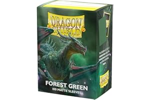 Dragon Shield Sleeves – Dragon Shield Matte: Forest Green 100 CT - MTG Card Sleeves are Smooth & Tough - Compatible with Pokemon & Magic The Gathering Cards