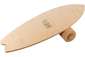 ‎JUCKER HAWAII JUCKER HAWAII Balanceboards aus Echtholz mit Korkrolle - Balance Board & Indoor Surfboard Trickboard und Gleichgewichtstrainer für Kinder und Erwachsene - 100% Funsport und Home Fitness Trend