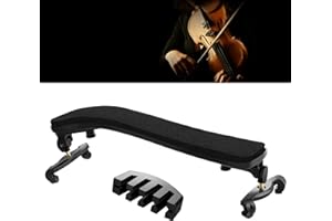 Fansjoy Almohadilla Violín 1/2 Tamaños, Resto de Hombro Violín, Soportes de Hombro y Mentoneras para Violín 1/2 con Sordina de Violín