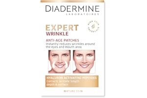 Diadermine - Expert Rides - Patchs Anti-Rides Visage - 12 patchs, Packaging May Vary
