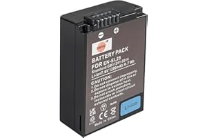 DSTE DE DSTE-DE EN-EL25 DSTE Batteria di ricambio compatibile con fotocamera EN-EL25a, 4241 e MH-32, Z Series Z50 Z 50