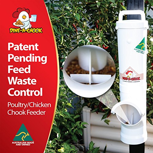 DINE A CHOOK Set 1x 3.5l Geflügel Futterautomat & 1x 4l Tränkautomat - 5