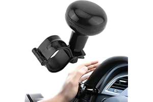 MAGISEL Bouton Volant Spinner Antidérapant en Silicone - Poignée de Puissance pour Voiture, Grand Pommeau de Direction Compatible avec Tous Volants - pour Camion, Bateau, Tracteur