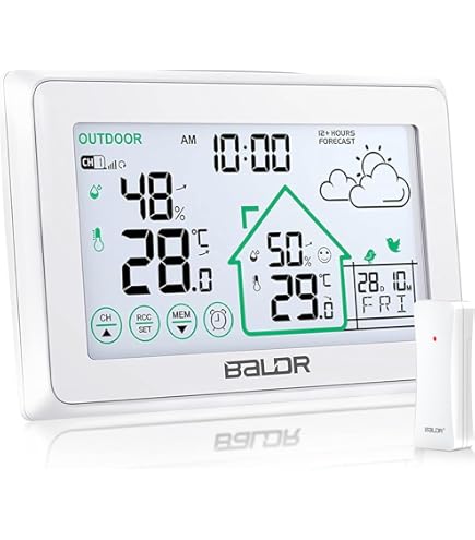 Außensensor Für Wetterstation - Kabelloser Temperatur & Luftfeuchtigkeit Sensor