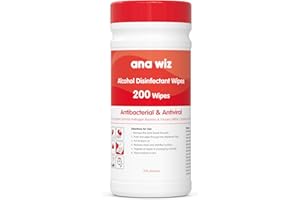 ana wiz Alcohol Disinfectant Wipes (200 Sheet Tub)