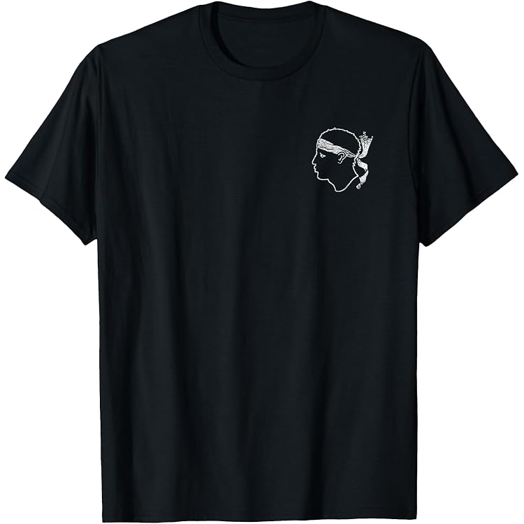 Sweat à Capuche Corse - Motif Carte De L'île Avec Tête De Pirate, 241 G, Coupe Classique