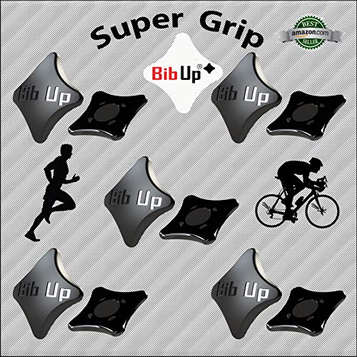 BIBUP .2018 5 --Paires de aimants --sdie Fixations magnétiques pour dossards (Extra Grip Soft Touch)