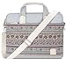 Produktbild MojiDecor Bohème Stil Canvas Hülle Aktentasche Sleeve Tasche Laptoptasche für 15-15,6 Zoll Laptop / Notebook Computer / MacBook / MacBook Pro / MacBook Air
