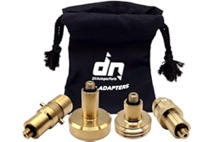 Gomet LPG GPL Autogas Tank Refill Adapter Set M10 for All Europe ACME DISH EURONOZZLE BAYONET with Bag
