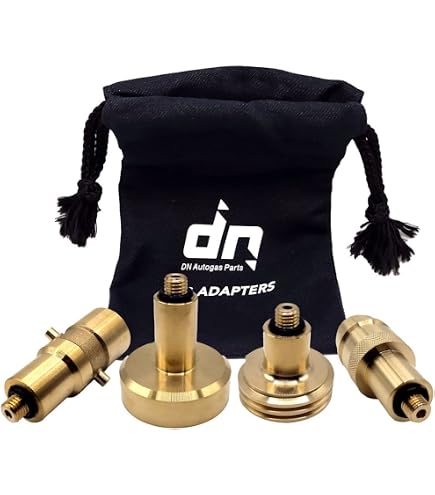 Furtzer Adaptateur LPG GPL Tankadapter Acme/Dish/Euronozzle/Bajonett Avec Sac De Transport