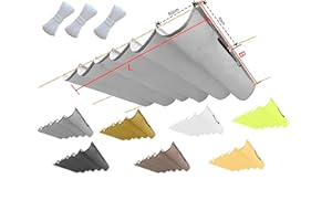 BLGVGKLPNT 2025 Toldo Vela de Sombra Retráctil Impermeable,Red de Sombra,Vela de Sombra Exterior,Tela Oxford para Terraza, Jardín, Patio y Balcón, con Ojales y Cuerdas de Fijación (Grey,2.5x4M)