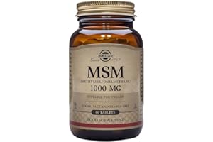 Solgar | MSM 1000 mg (Metil Sulfonil Metano) | 60 Comprimidos