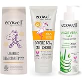 Ecowell Bebek Mini Yaz Paketi (Bebek Şampuanı + G&uuml;neş Kremi + Aloevera Jel)