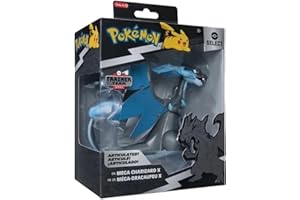 Pokémon Select Mega Charizard X - Figura super articolata da 15 pollici con 15 punti di articolazione