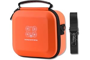 Flymile Tasche für DJI Neo Fly More Combo, Koffer Reisetasche für DJI Neo Drohne Wasserdichtes Tragetasche Protection Akku Zubehör(Orange)