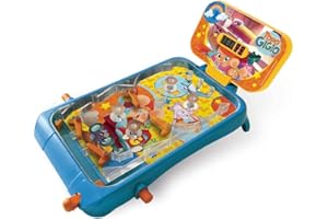 Grandi Giochi Topo Gigio Flipper-Portátil con Luces y Sonidos y Marcador automático y digital-TPG44000, Medium (8056379124030)