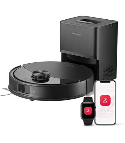 ROBOROCK S8+ Robot Aspirapolvere E Lavapavimenti – Modello S8P02-00, Colore Bianco