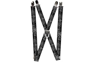 Buckle-Down Unisex Suspender - Skulls Suspenders