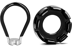 AzureRay Outil de Clé à Rayon de Vélo - Clé à Rayons en Acier 6 Tailles, Roue à Rayons de Calibre 10-15 pour Vélo VTT Route, Rayon Velo, cle a Rayon