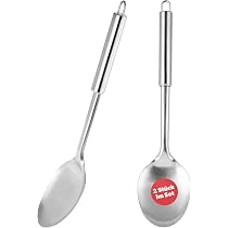 Cuillère De Service KADAX 33cm - Acier Inoxydable, Pour Salade, Riz, Poignée Ergonomique