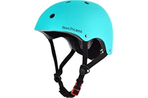 ‎NOCIHCASS Fahrradhelm für Kinder, Mädchen und Jungen Verstellbarer Skateboardhelm, Multisporthelm für BMX, Skaten, Scooter, Fahrrad, Rollerblade, Longboard, Hoverboard, Inline-Skating
