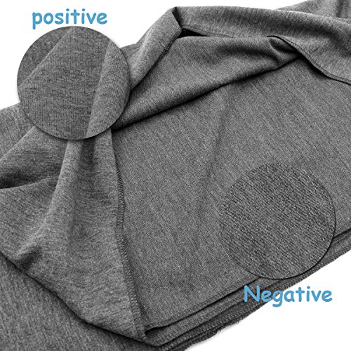 MTURE Babytragetuch, Babytrage für Männer und Frauen,Tragetuch Tragehilfe Sling Baby (Grau) - 5