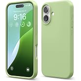 Apple iPhone 16 Uyumlu &Ouml;zel İpeksi Dokunuş Hissi Veren İ&ccedil;i Yumuşak Kadife Lansman Silikon Kılıf Kapak (Yeşil)