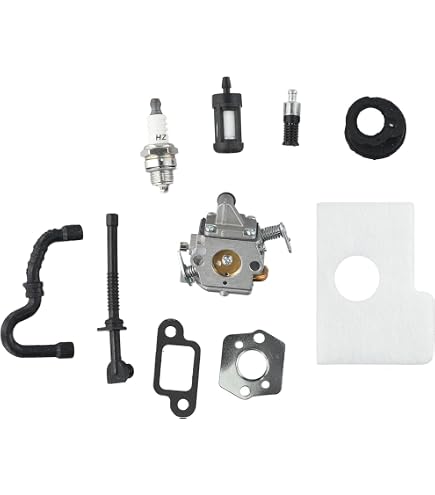 Carburatore Carb per Stihl MS170 MS180 017 018 Motosega Filtro Aria Olio Combust