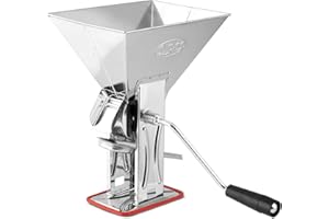 HOME Marzano Triturador de Tomate Manual, Gris, 18 x 23 x 29,5 Cm