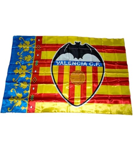 Écharpe Officielle Valence CF En Laine - Couleurs Senyera, Collector Neuf