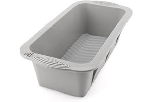 Backefix flexible Silikon Brotbackform 500g, Kastenform klein 21cm, als Kuchenform Kasten, ideal zum Brot Backen oder als Backform für Toastbrot, altbewährt, gesund, BPA-frei, lebensmittelecht