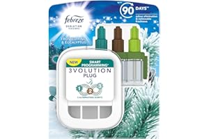 Febreze 3Volution Smart Programming Air Freshener Plug-in Starter Kit Frosted Pine 20ML