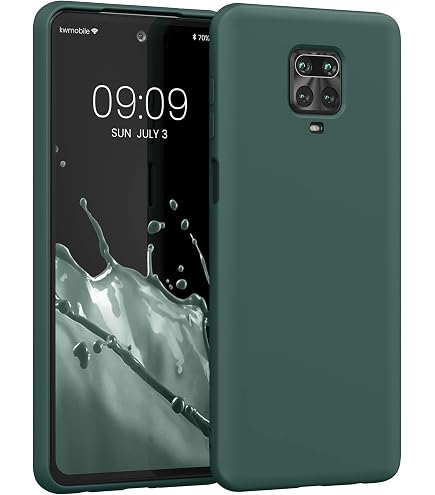 Verco Handyhülle Für Xiaomi Redmi Note 9 – Matte Silikon-Hülle, Schwarz – Schlank, Griffig & Mit Kameraschutz