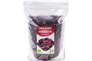 Organic Hibiscus Flowers | Hibiscus Tea | Premium Quality | BIO | Large Petals for Loose Tea 1kg