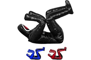RTX SPORTS RTX MMA Grappling Dummy 180 cm – Judo, Wrestling, BJJ, Selbstverteidigungstraining Dummy Vinylstoff Ungefüllter Boxsack für Submission- und Verteidigungsübungen