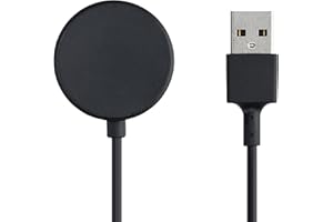 kwmobile Kabel do ładowania kompatybilny z Samsung Galaxy Watch 4 / Watch 4 Classic / Watch 3 / Watch Active 2 - ładowarka do kabla USB do smartwatcha, czarny