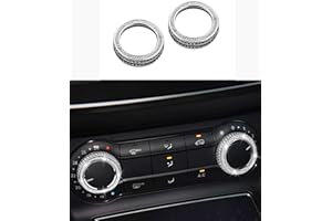 GENERIC Bling Accessories Air conditioning knob Fit for Mercedes Benz Class A A200 Class B B200 GLA GLA250 CLA Applique wreath Decal cover