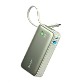 Anker Nano Power Bank 10,000mAh 30W with Built-in USB C Cable | 1 x USB C and USB A Compatible with iPhone 18/17/16/15/14 ser