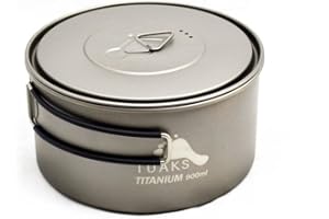 TOAKS Titanium 900ml Pot with 130mm Diameter by TOAKS