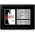 HWC Trading FRAMED Scarface Gift Signed A4 Printed Autograph Al Pacino Steven Bauer Michelle Pfeiffer Gifts Print Photo Picture Display