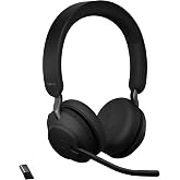 Jabra Evolve2 65 kablosuz kulaklık? G&uuml;r&uuml;lt&uuml; &Ouml;nleme UC Sertifikalı Stereo Kulaklıklar? Uzun pil &ouml;mr&uuml; ile rer? USB-A Bluetooth 