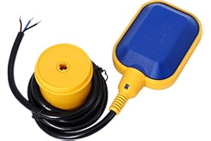 RUESIOUS Reusious Controlador de nivel de agua de cable de 3 metros Interruptor de flotador rectangular CA 220 V 15 (8) A