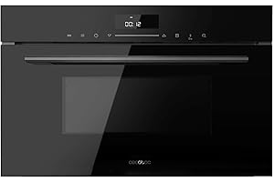 Cecotec Four à micro-ondes encastrable 60x50cm Bolero Hexa MWO703800 Line. 2300W (max), 34L, fonction micro-ondes, convection, grill, décongélation, menu automatique, cuisson rapide, électronique