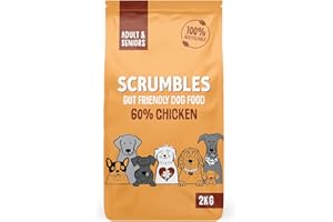 Scrumbles Dry Dog Food with Fresh Chicken, 2 kg (Pack of 1),package may vary