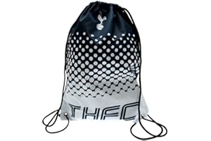 Tottenham Hotspur F.C. Official Tottenham Hotspur Spurs Football Club Gym School Bag Fade Design, 44 x 33cm, Navy/White